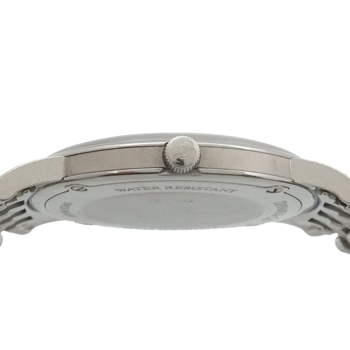 Mark Round Silver Dial Quartz Mens Watch