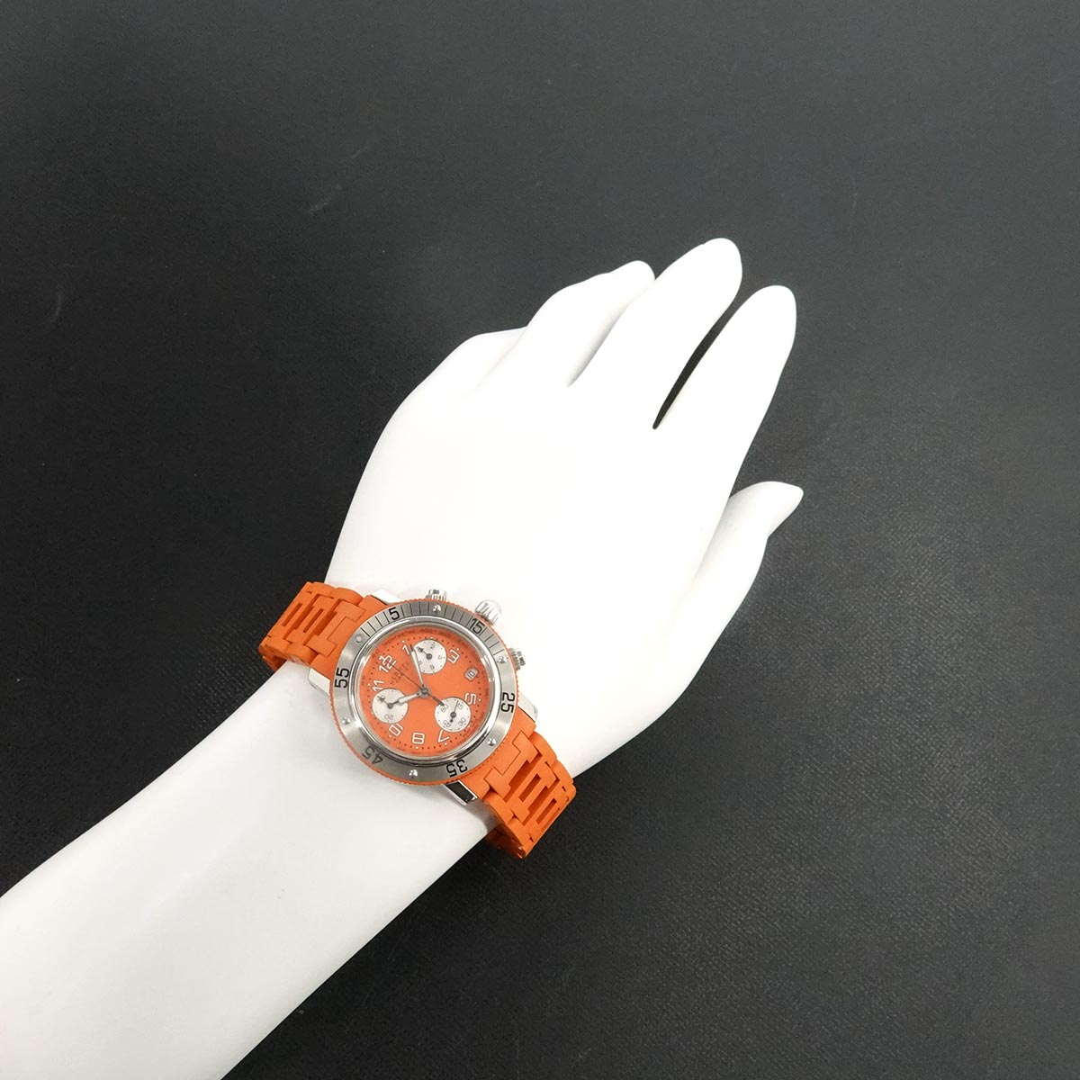 Clipper Diver CL2.316 Quartz Date Orange Dial Ladies Watch