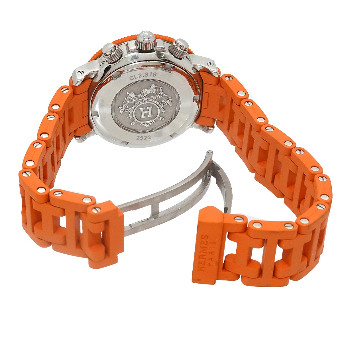 Clipper Diver CL2.316 Quartz Date Orange Dial Ladies Watch
