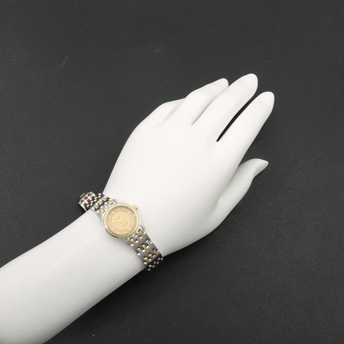 DeVille 4370 16 Yellow Gold 16P Diamond Quarts Ladies