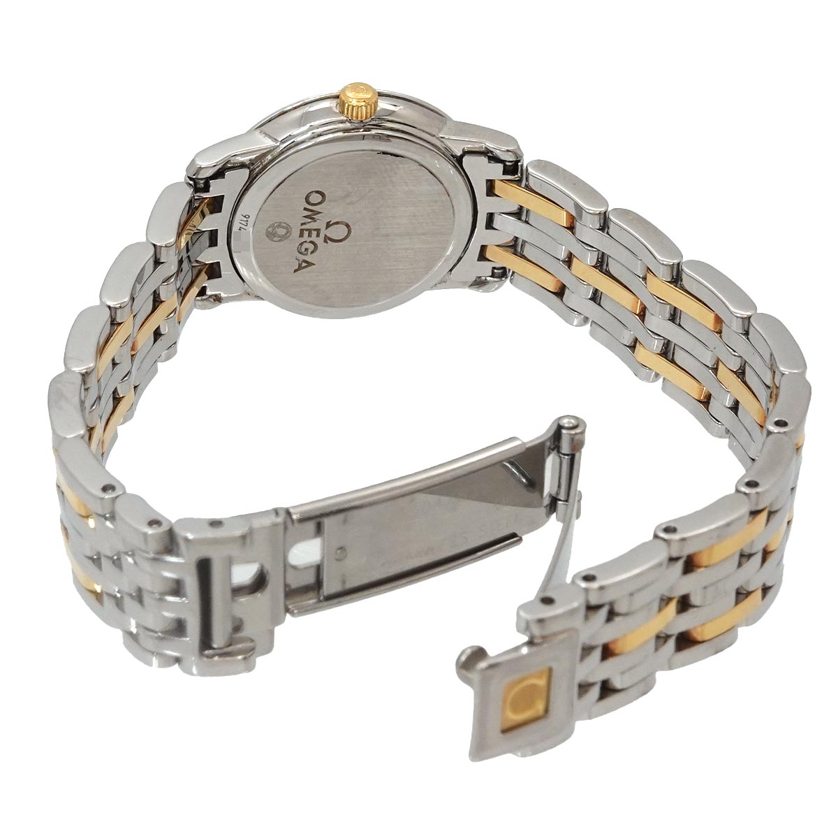 DeVille 4370 16 Yellow Gold 16P Diamond Quarts Ladies