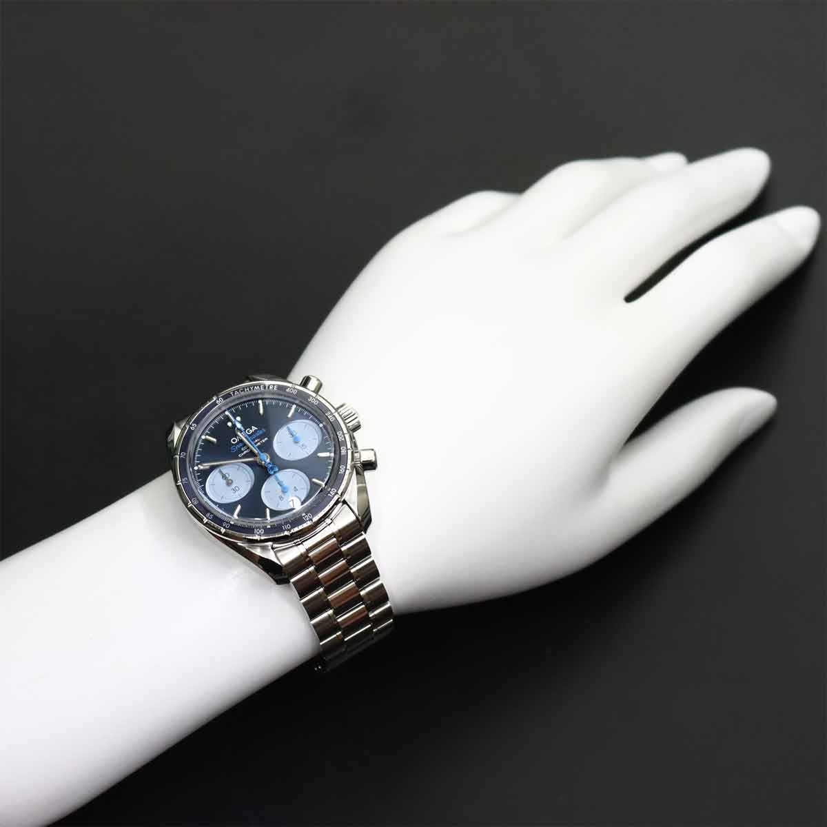 Speedmaster Orbis 38 324.30.38.50.03.002 Navy Dial Teddy bear