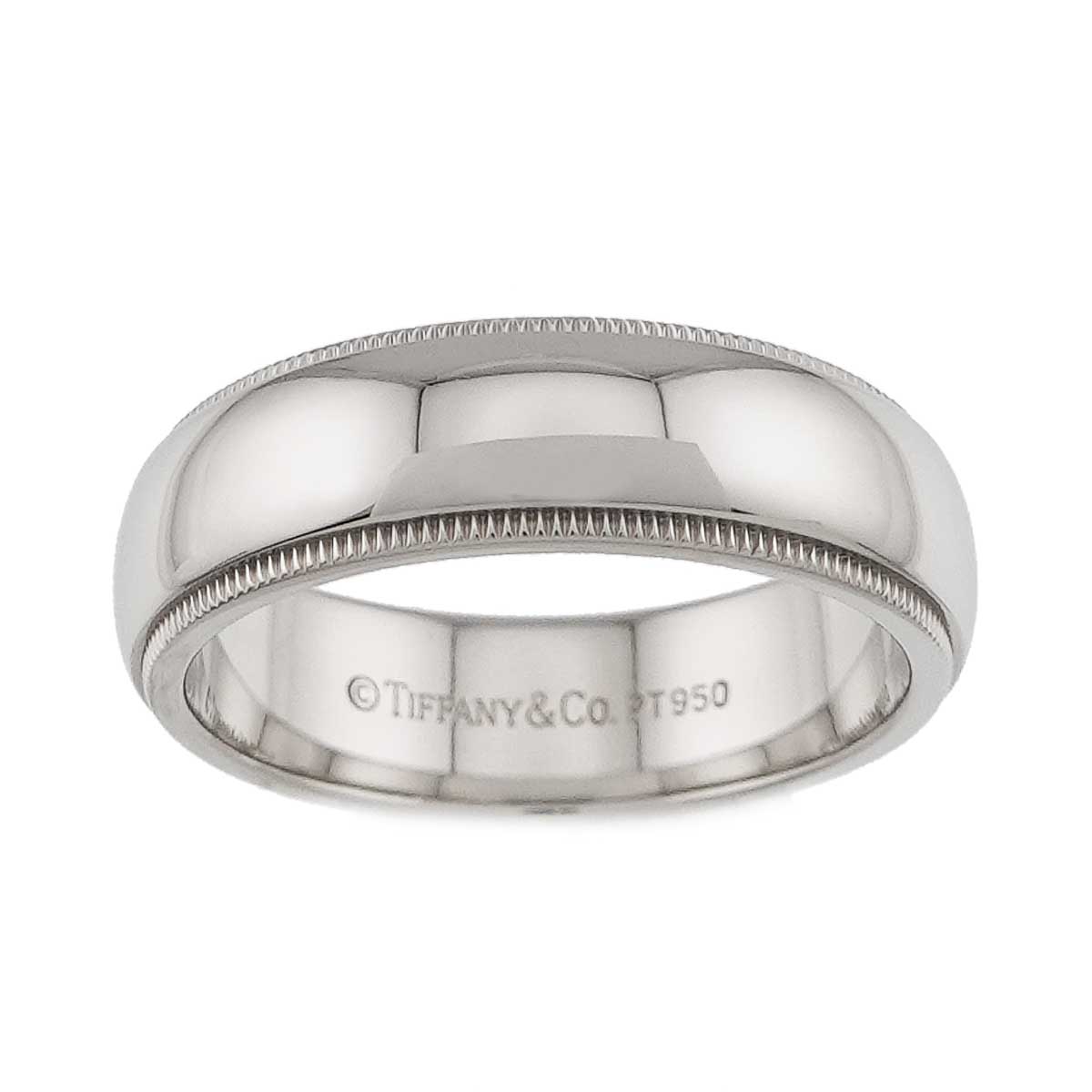 Milgrain Band Ring Pt Platinum Size8-8.25(US)