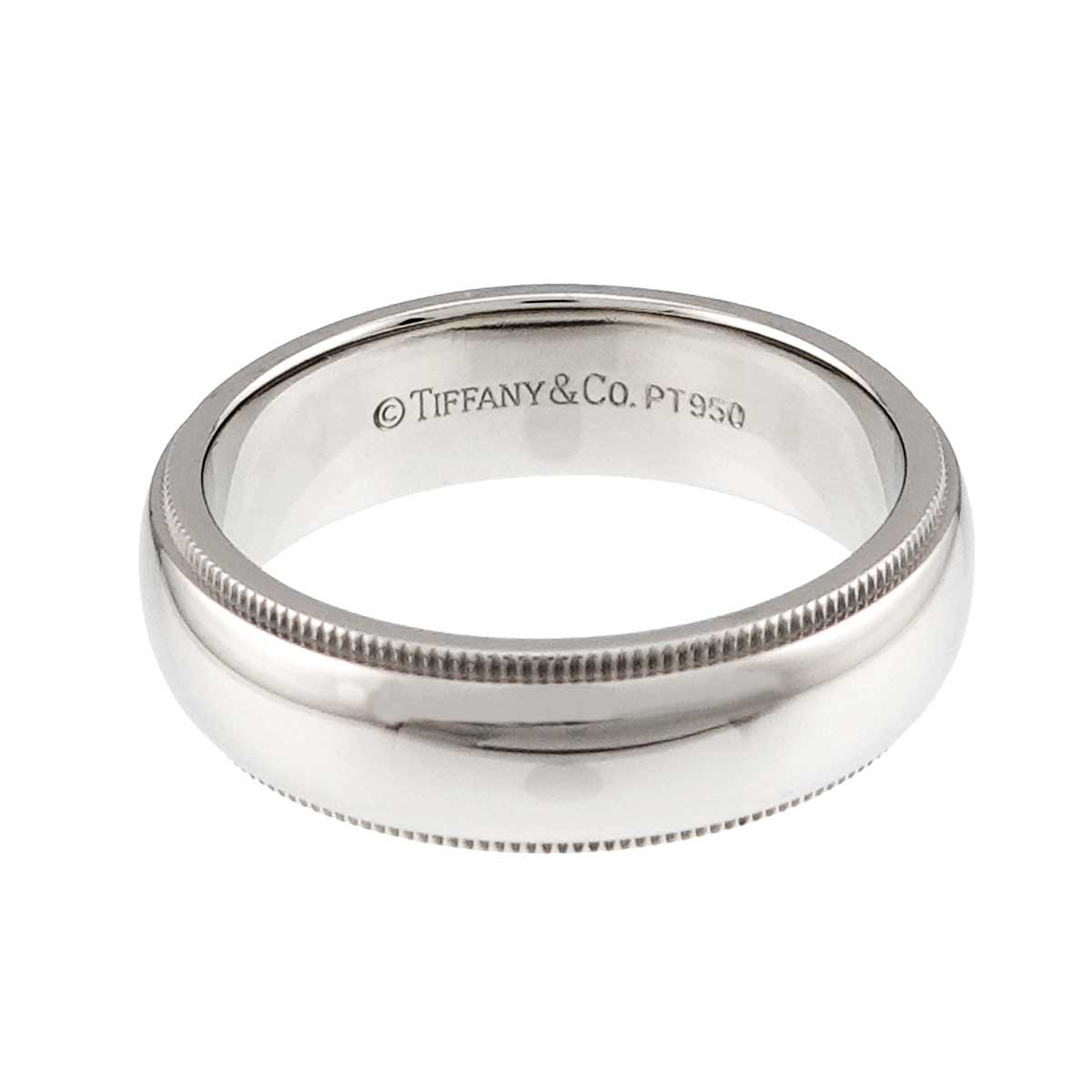Milgrain Band Ring Pt Platinum Size8-8.25(US)