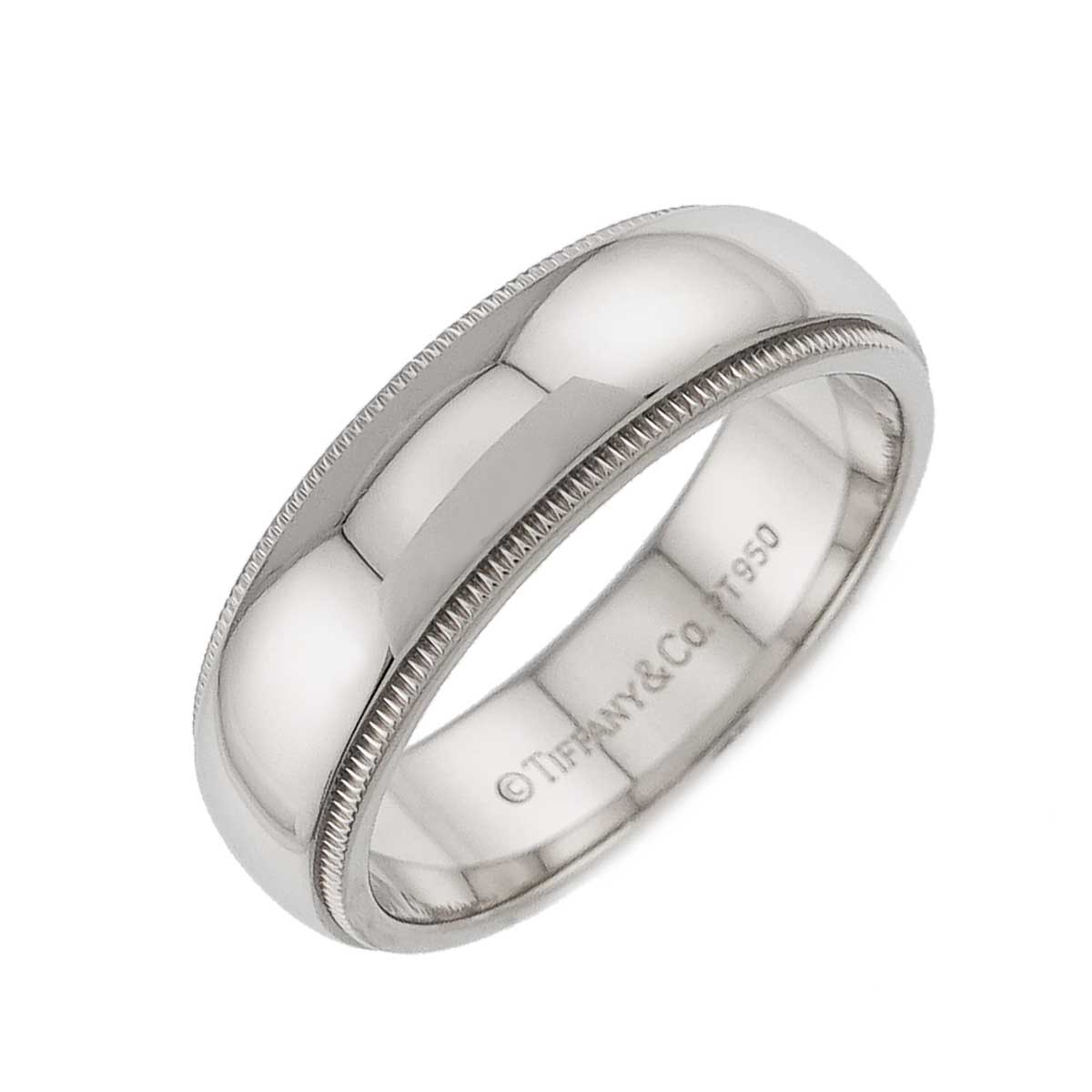 Milgrain Band Ring Pt Platinum Size8-8.25(US)