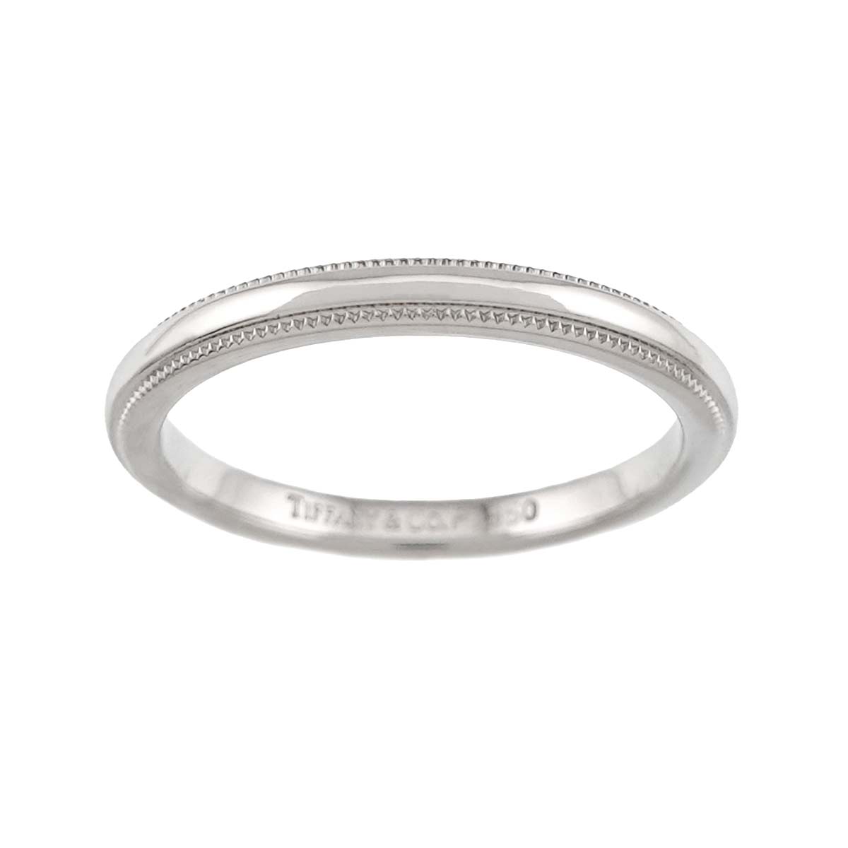 Milgrain Band Ring Pt Platinum Size4.5(US)