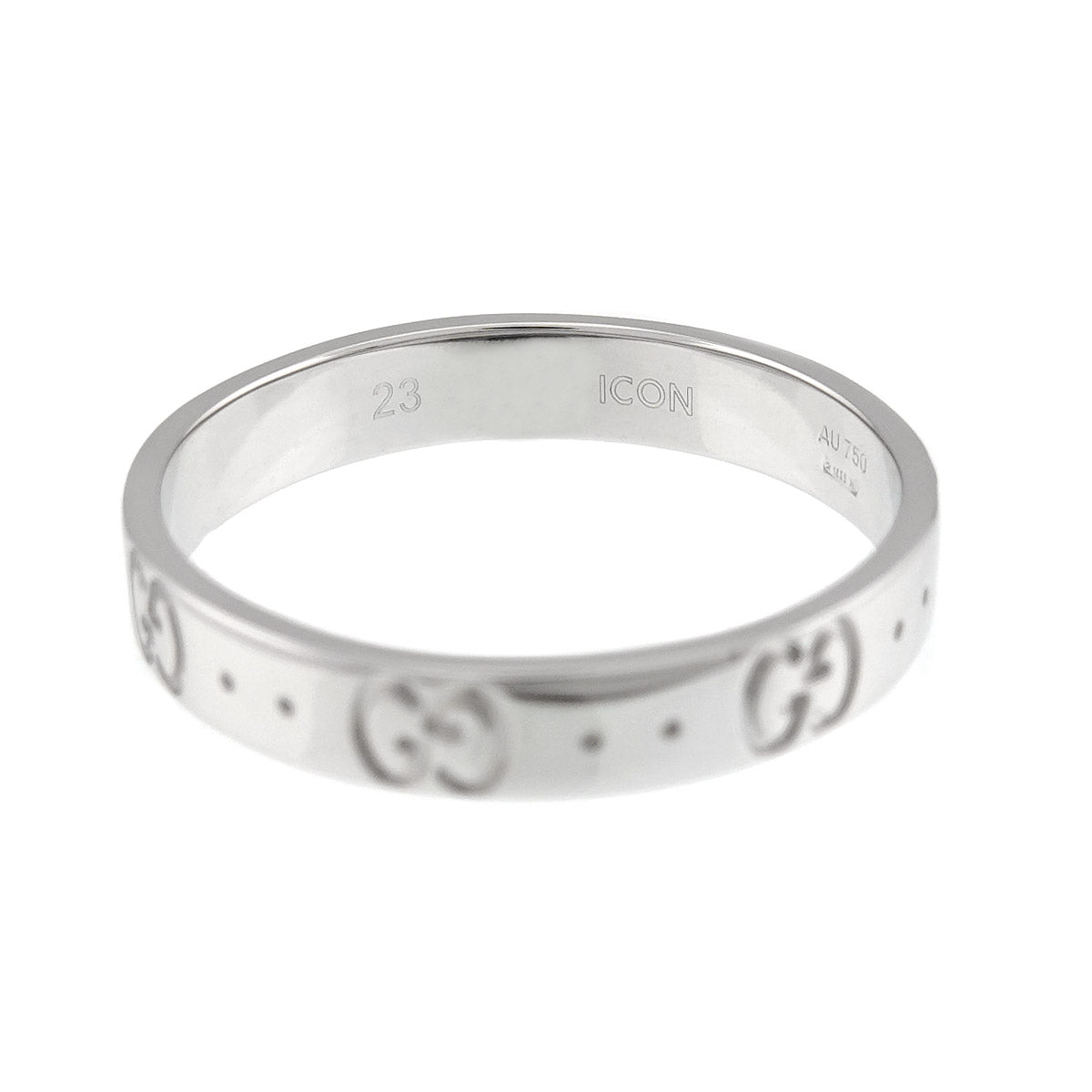 Icon Ring 18K WG White Gold 750 Size23 10-10.25(US)