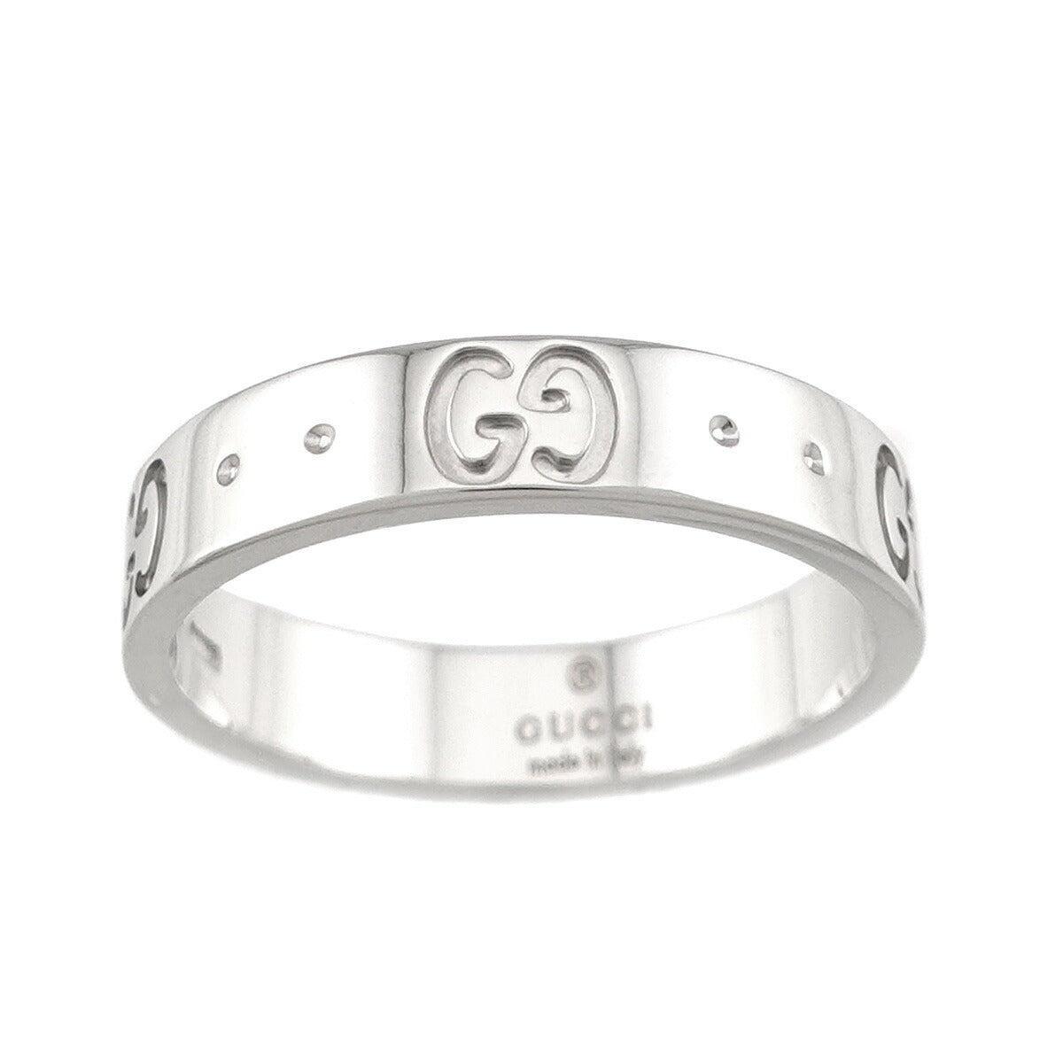 Icon Ring 18K WG White Gold 750 Size10 5-5.25(US)