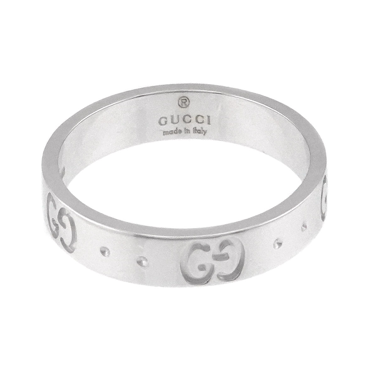 Icon Ring 18K WG White Gold 750 Size10 5-5.25(US)