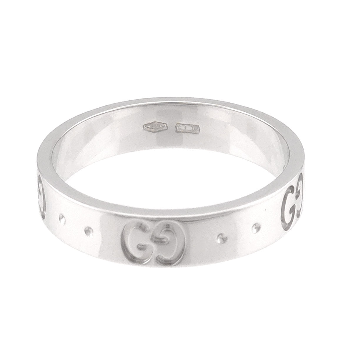 Icon Ring 18K WG White Gold 750 Size10 5-5.25(US)