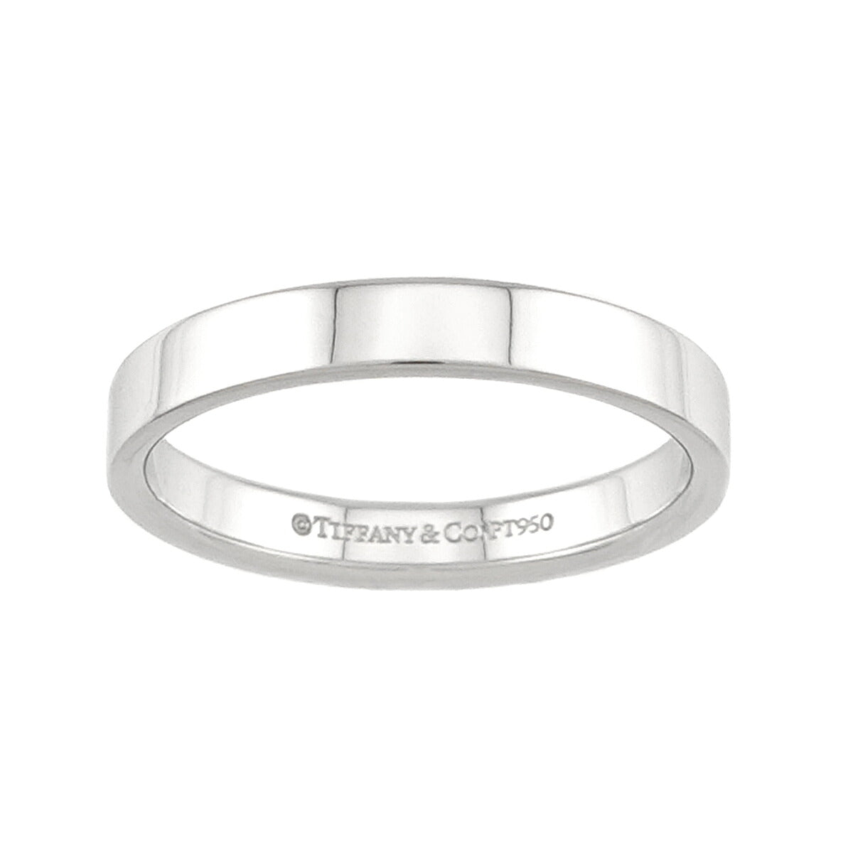 Band Ring Pt Platinum size6.75(US)
