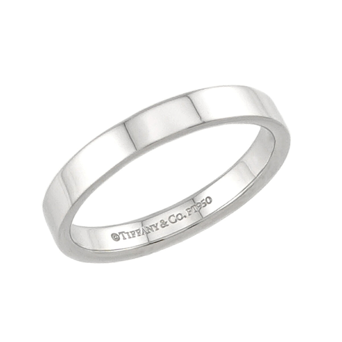 Band Ring Pt Platinum size6.75(US)