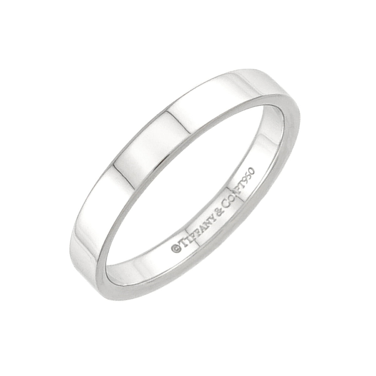 Band Ring Pt Platinum size6.75(US)