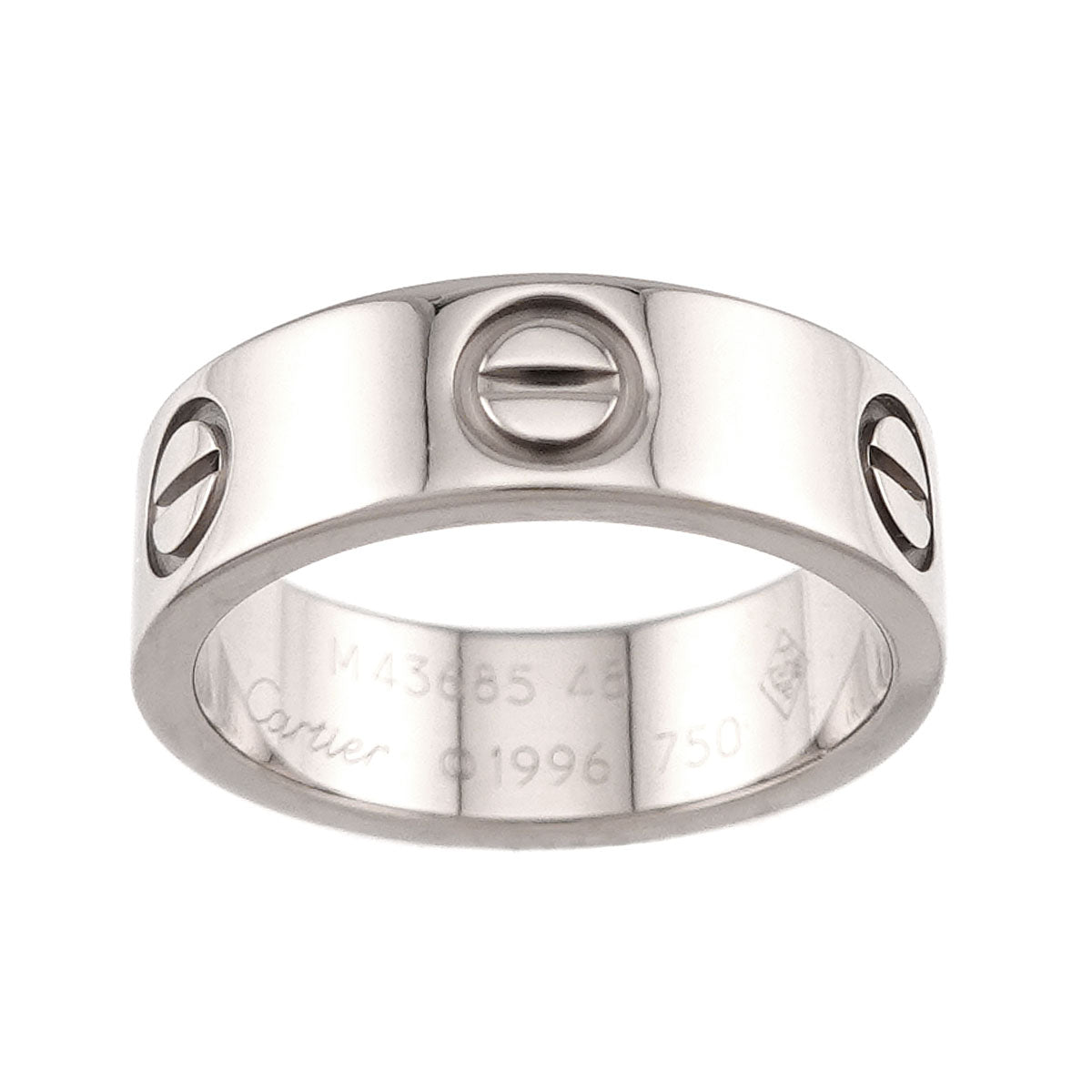 Love Classic Ring 18K White Gold 750 size48 4(US)