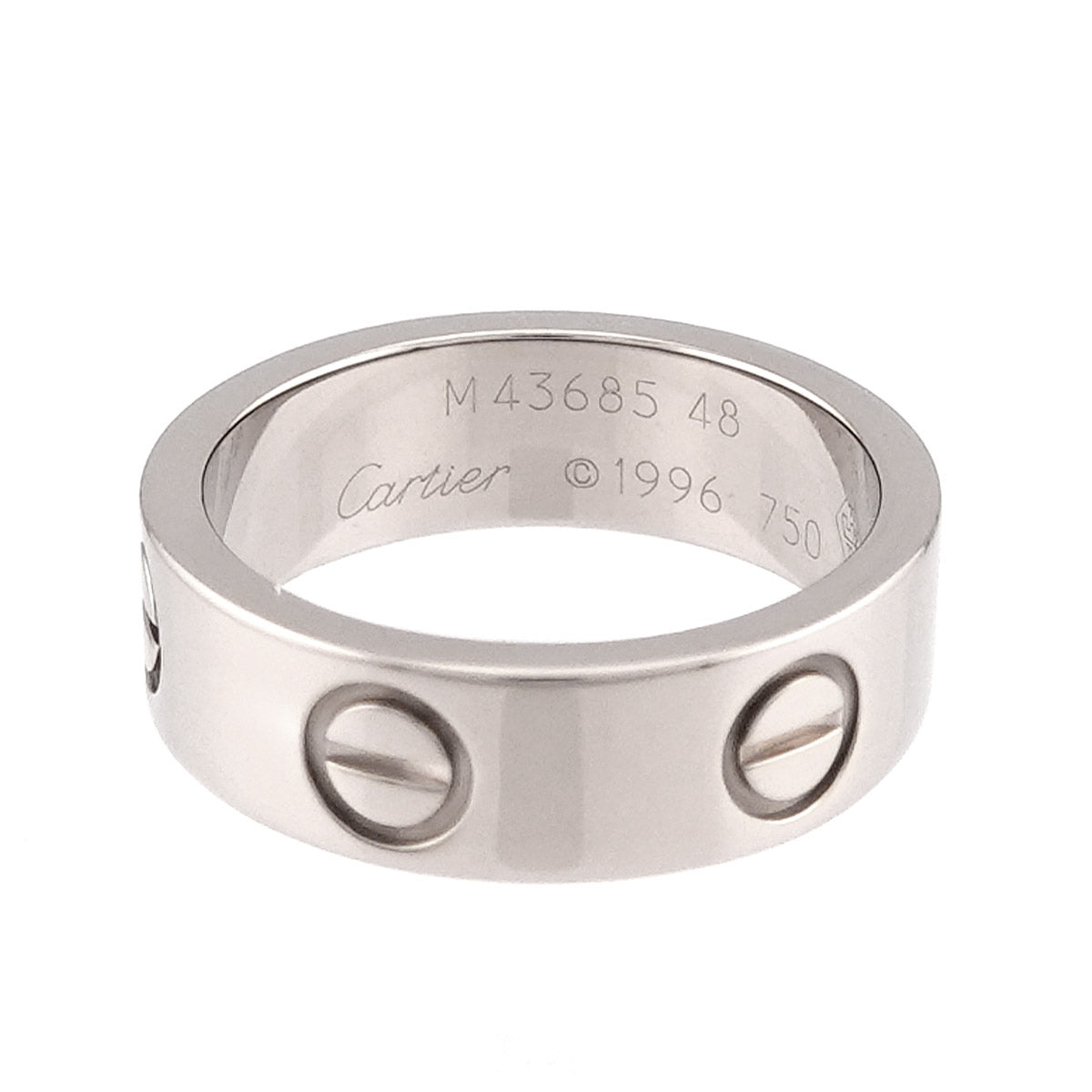 Love Classic Ring 18K White Gold 750 size48 4(US)