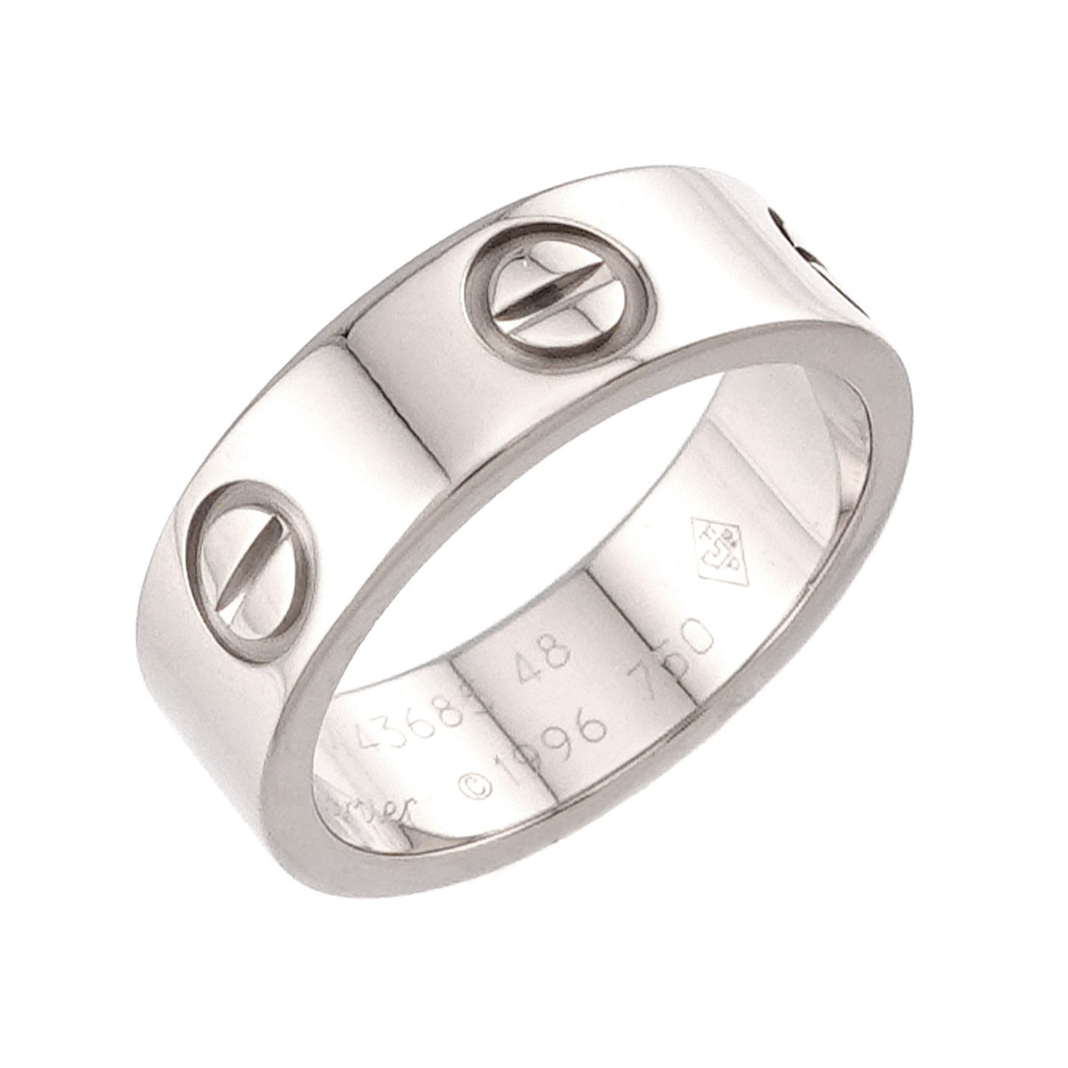 Love Classic Ring 18K White Gold 750 size48 4(US)