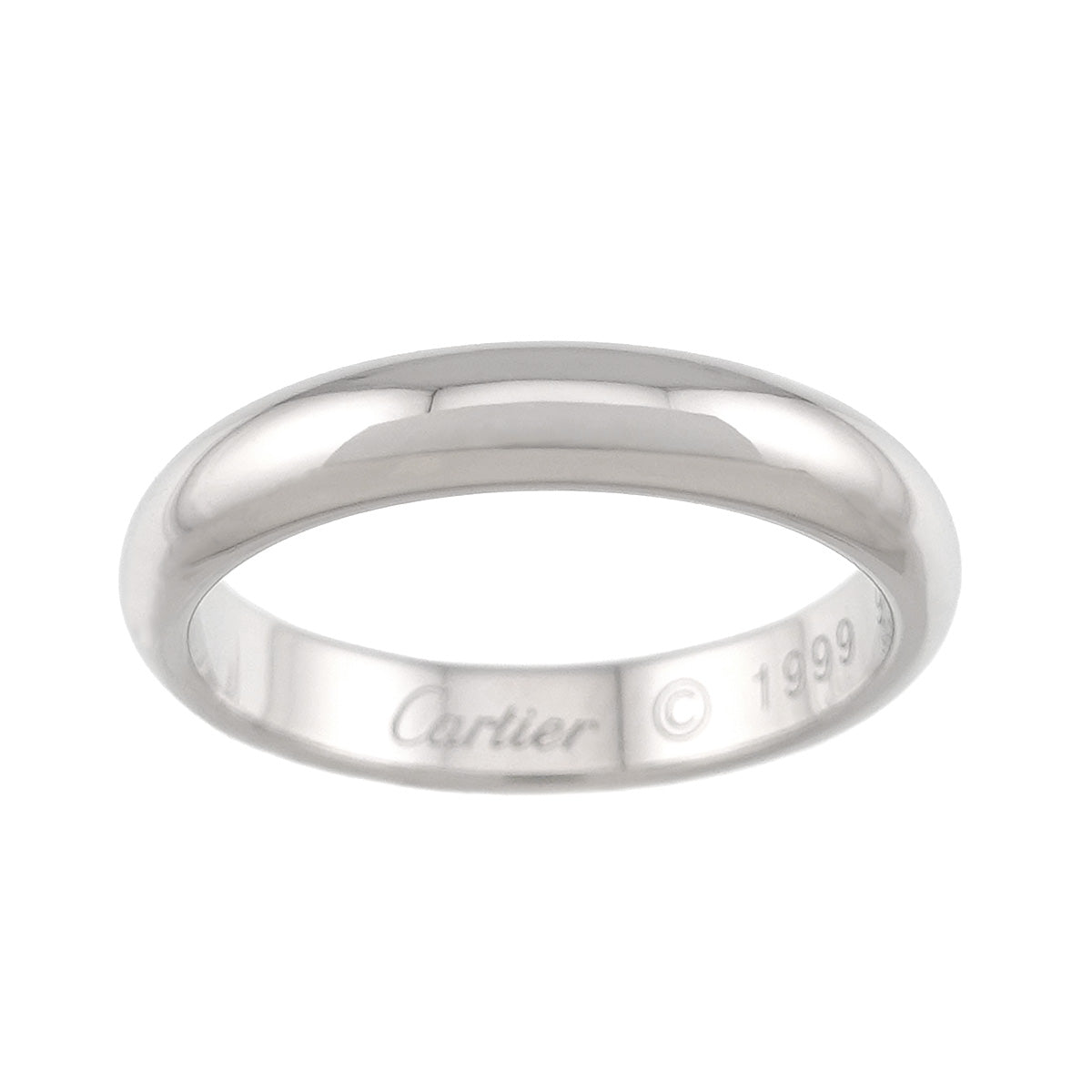 Classic Band Ring Pt Platinum size52 6(US)