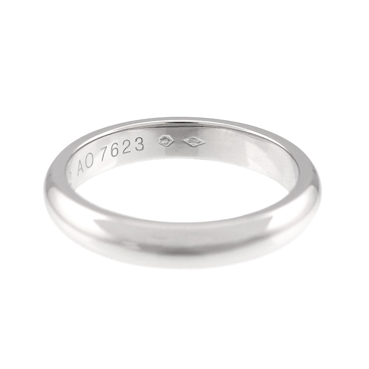 Classic Band Ring Pt Platinum size52 6(US)