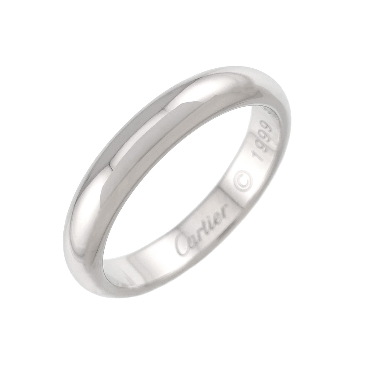 Classic Band Ring Pt Platinum size52 6(US)
