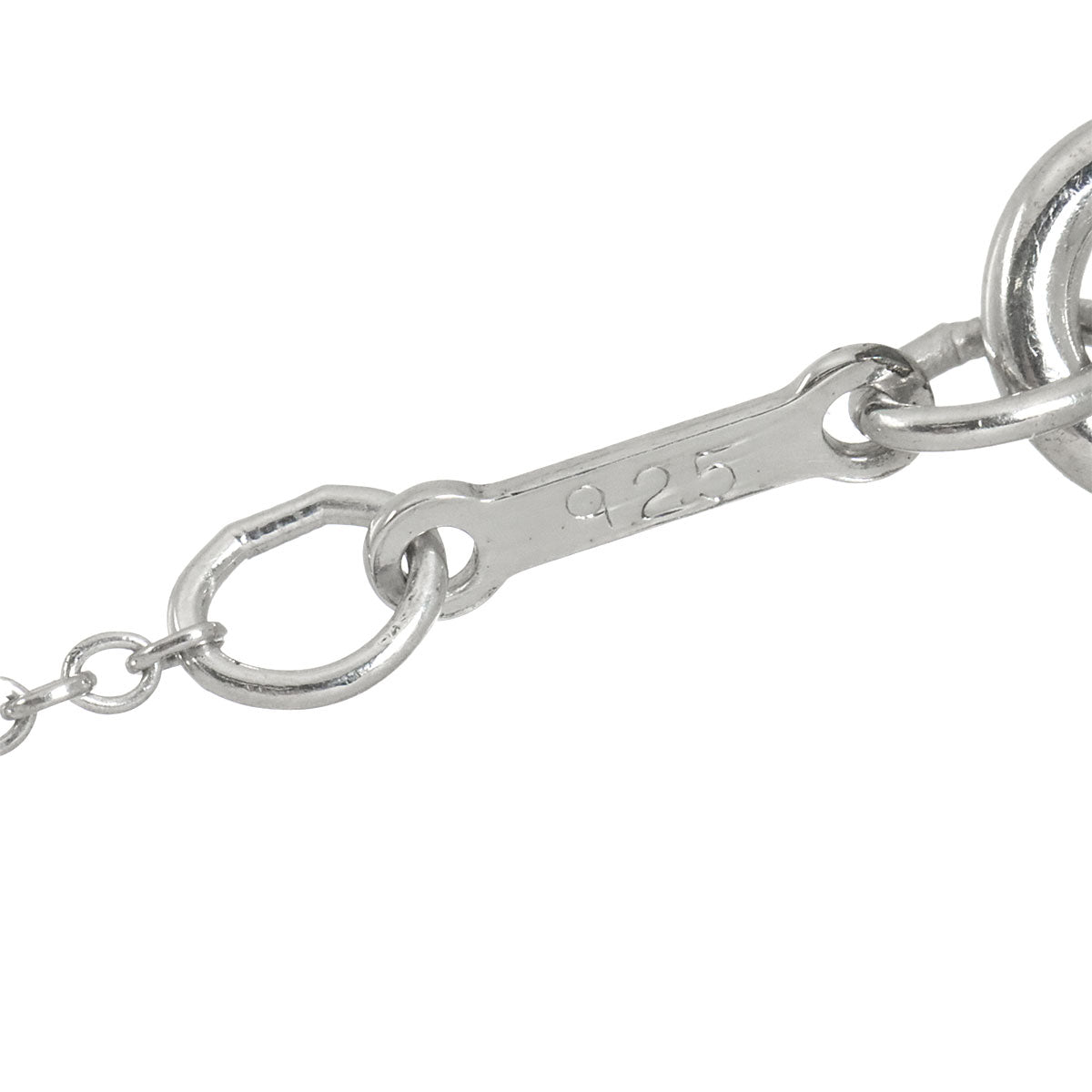 Open Heart Necklace Silver 925