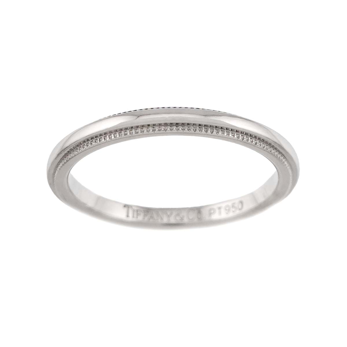 Milgrain Band Ring Pt Platinum Size4.5(US)