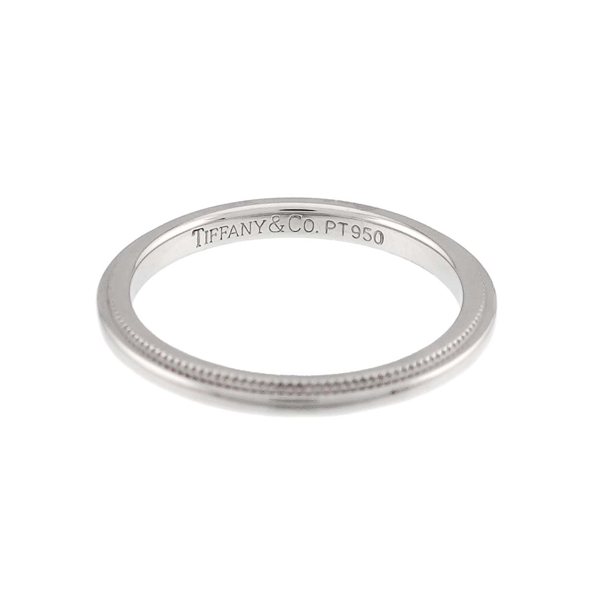 Milgrain Band Ring Pt Platinum Size4.5(US)