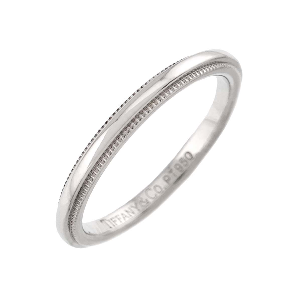 Milgrain Band Ring Pt Platinum Size4.5(US)