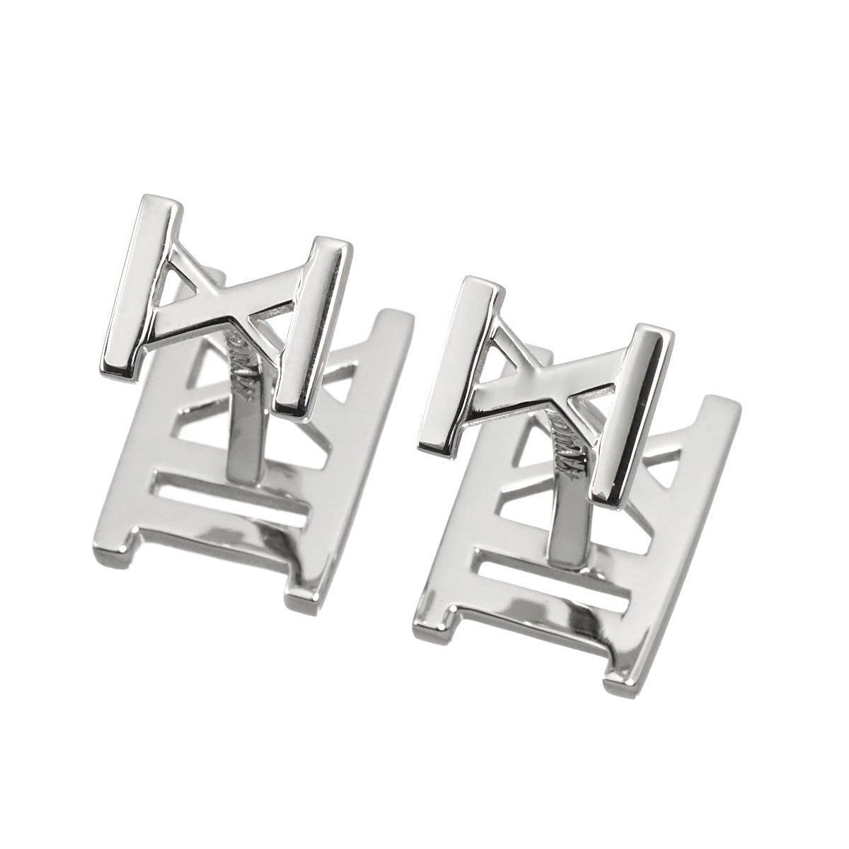Atlas cuff links 18K White Gold 750