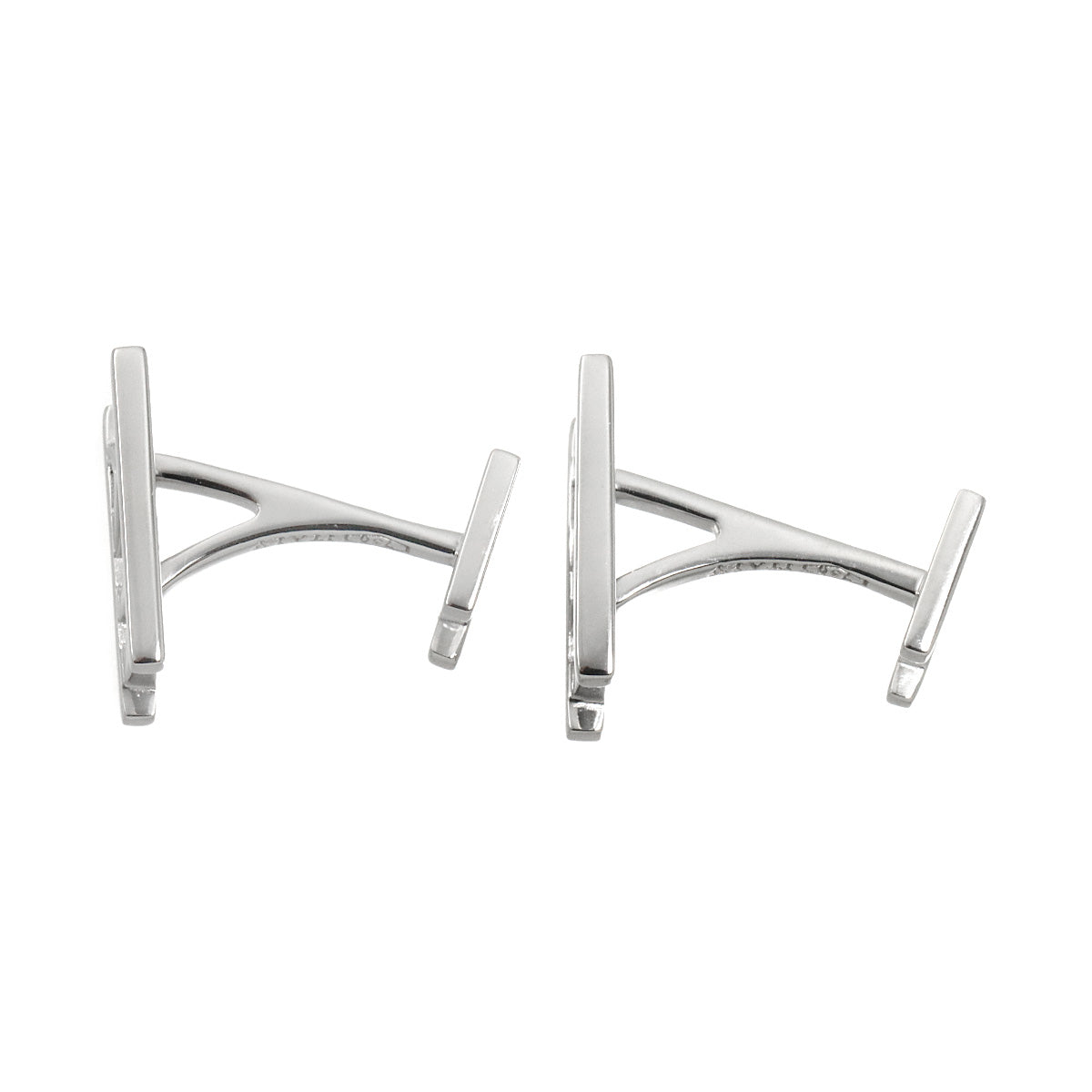 Atlas cuff links 18K White Gold 750