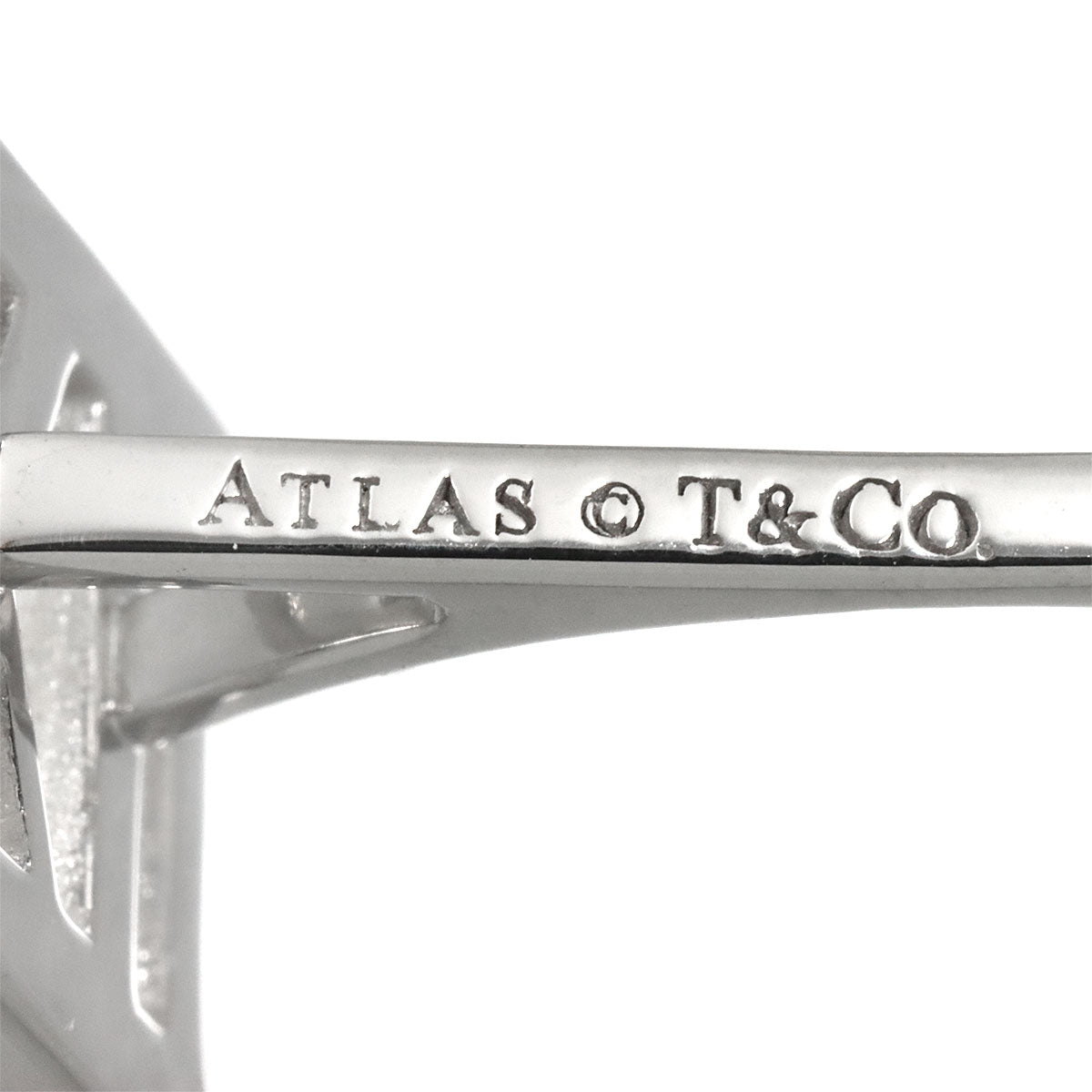 Atlas cuff links 18K White Gold 750