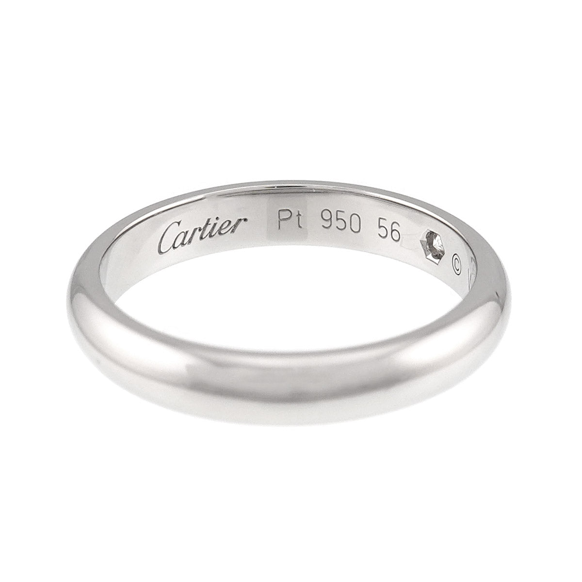 1895 Classic Diamond 1P Ring Pt Platinum size56 7.5(US)