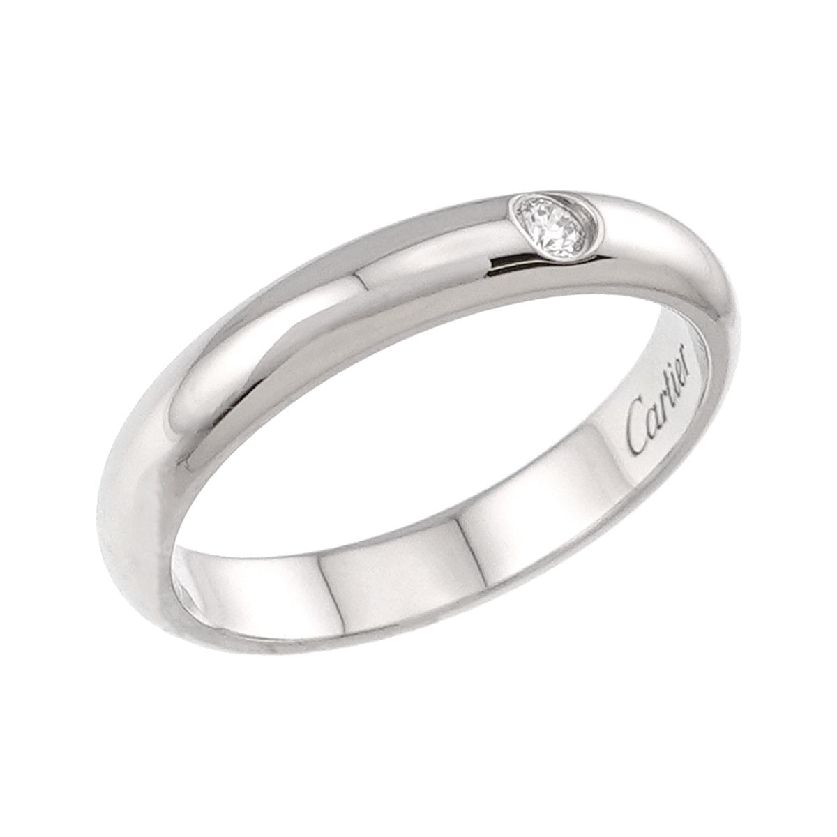 1895 Classic Diamond 1P Ring Pt Platinum size56 7.5(US)