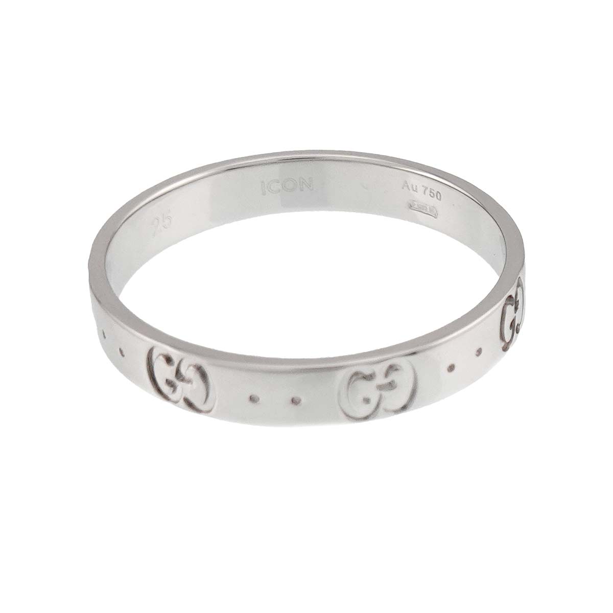 Icon Ring 18K WG White Gold 750 Size25 10.75-11(US)