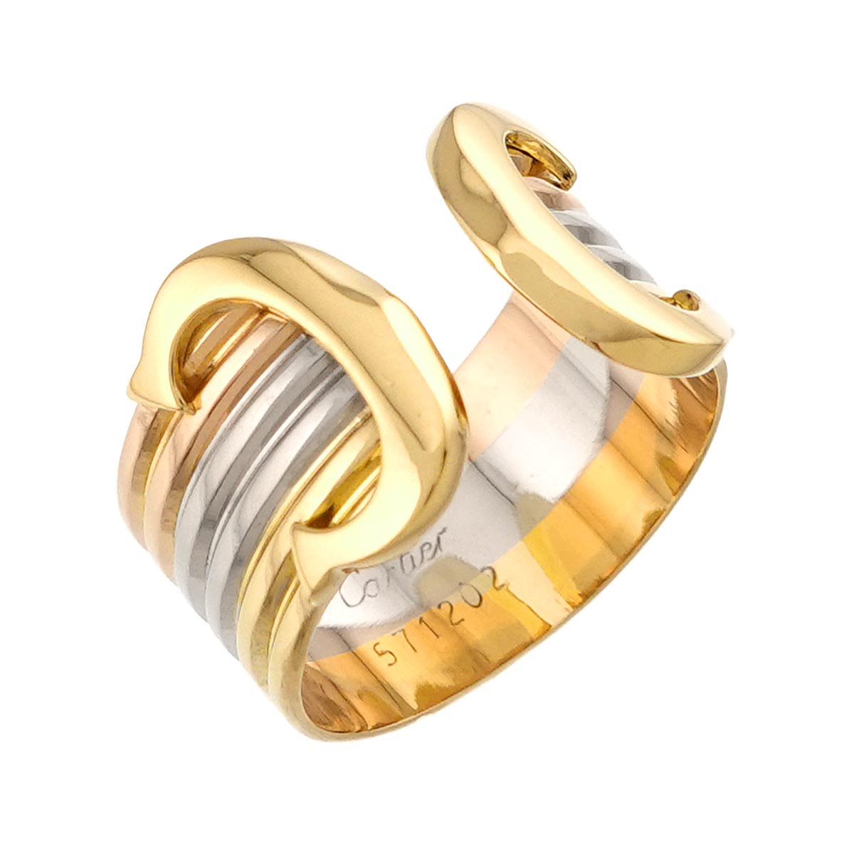 C2 Ring 18K YG WG PG 750 Size54 Size6.75(US)