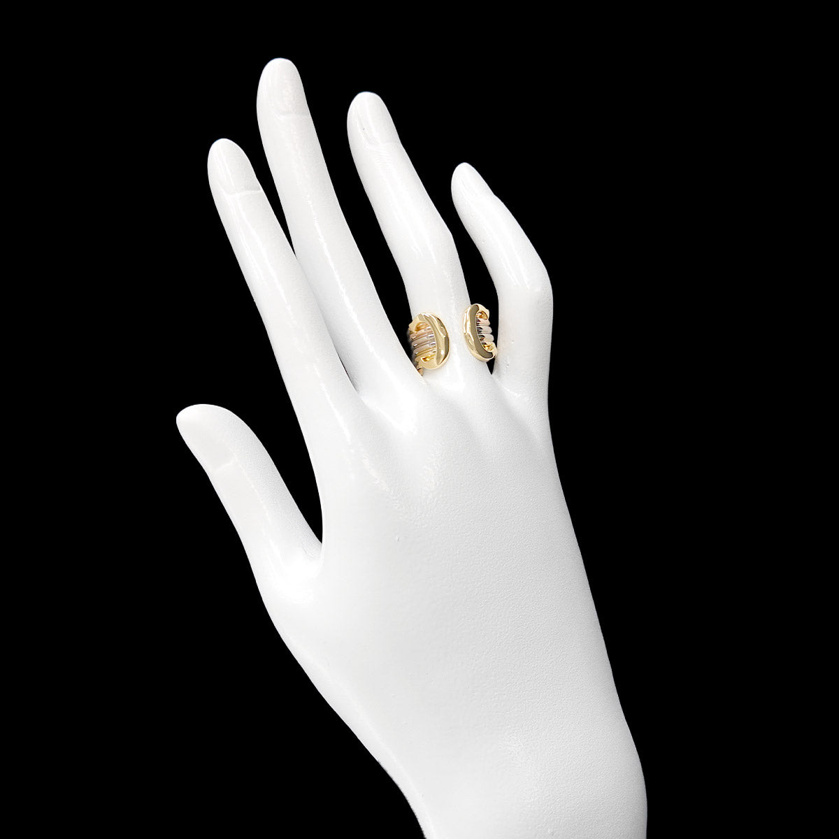 C2 Ring 18K YG WG PG 750 Size54 Size6.75(US)