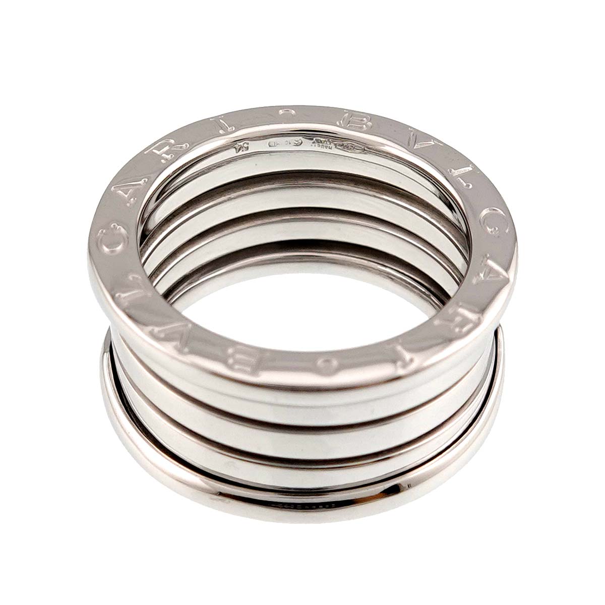 B-ZERO1 4 BAND Ring 18K White Gold 750 Size54 6.25-6.5(US)
