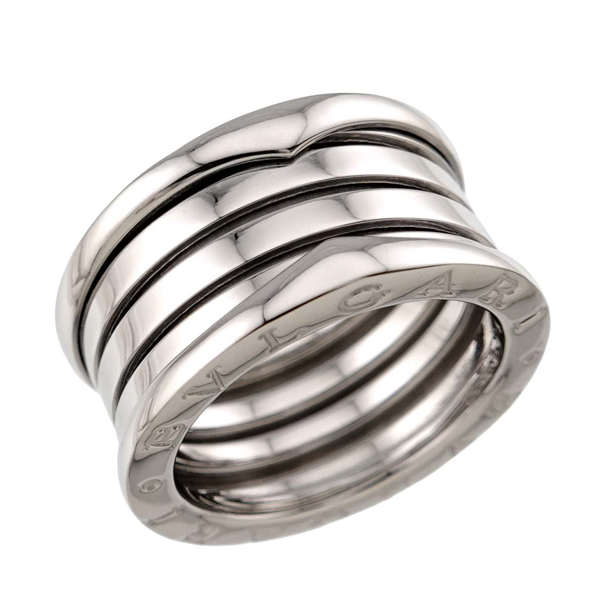 B-ZERO1 4 BAND Ring 18K White Gold 750 Size54 6.25-6.5(US)