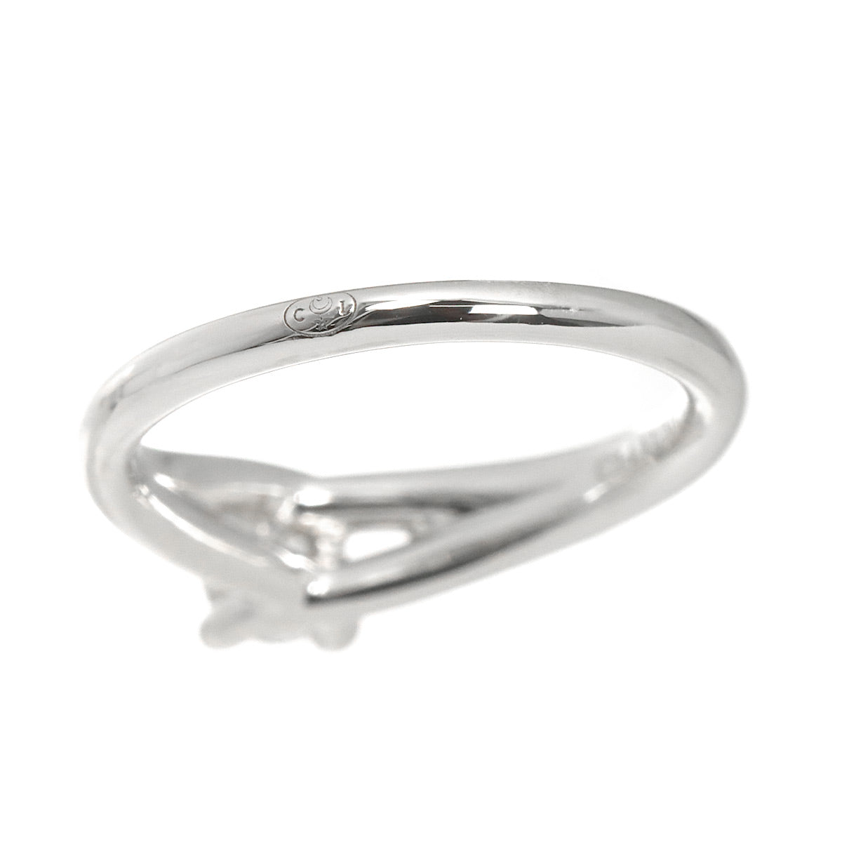 Liens Diamond 0.26ct F/VVS2/EX Ring Pt size3.75-4(US)