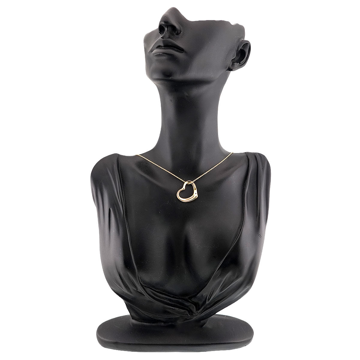 Open Heart Necklace 18K Yellow Gold 750