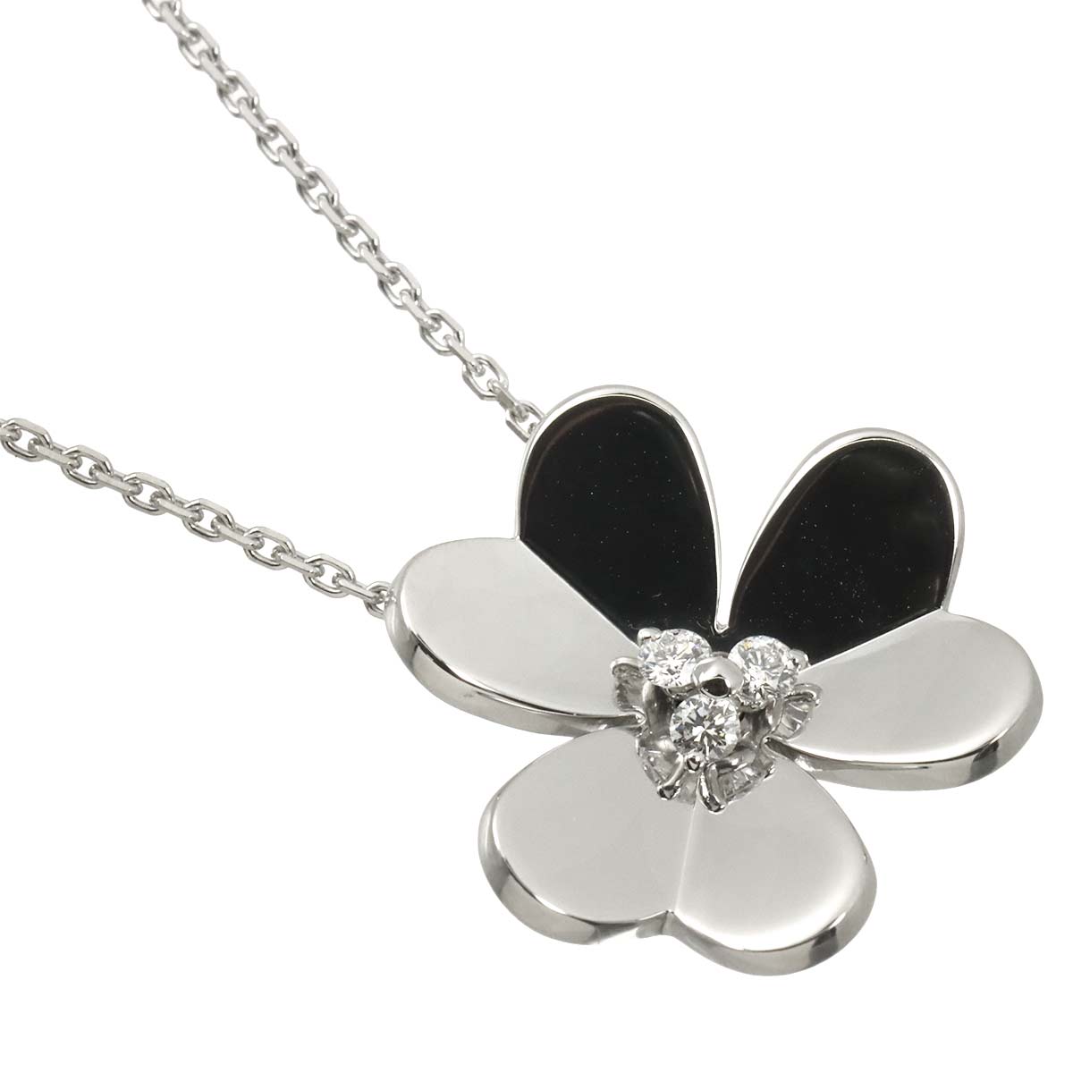 Frivole Large Diamond Necklace 18K WG 750