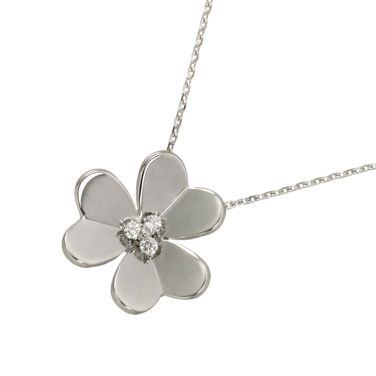 Frivole Large Diamond Necklace 18K WG 750
