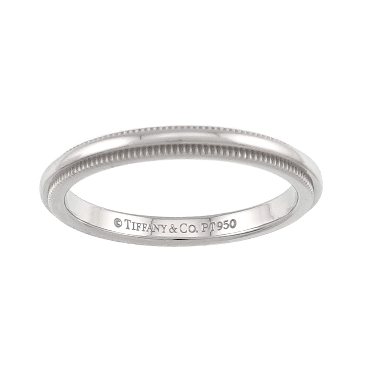 Milgrain Band Ring Pt Platinum Size4-4.5(US)