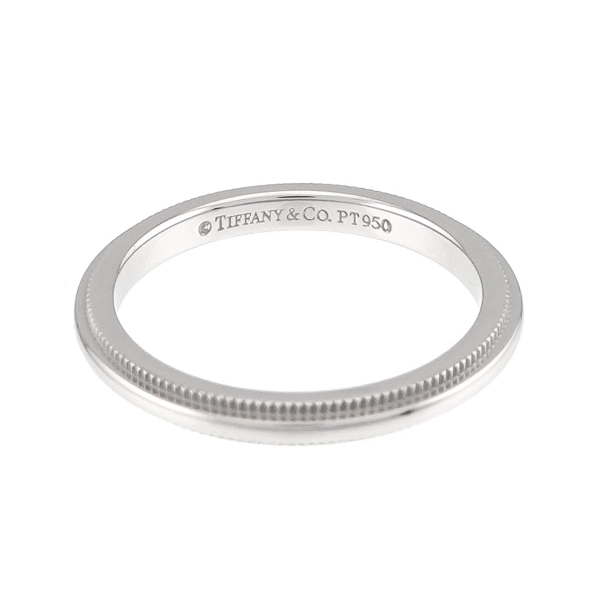 Milgrain Band Ring Pt Platinum Size4-4.5(US)