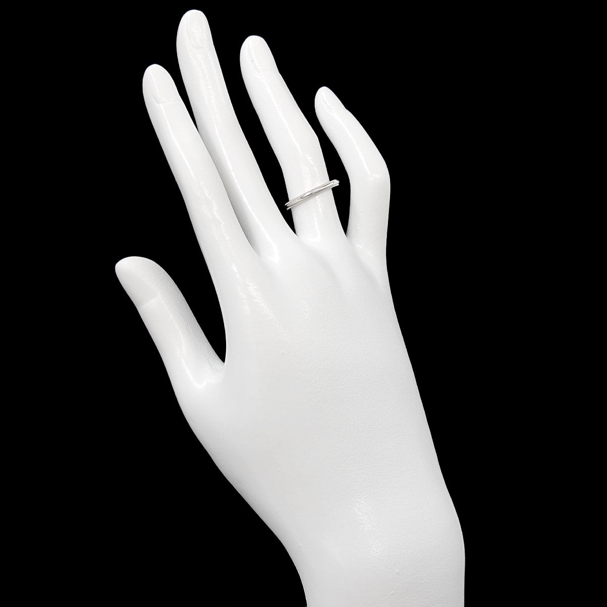 Milgrain Band Ring Pt Platinum Size4-4.5(US)
