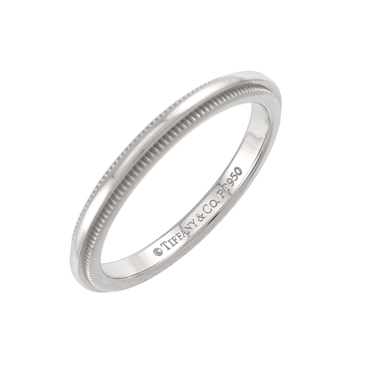 Milgrain Band Ring Pt Platinum Size4-4.5(US)