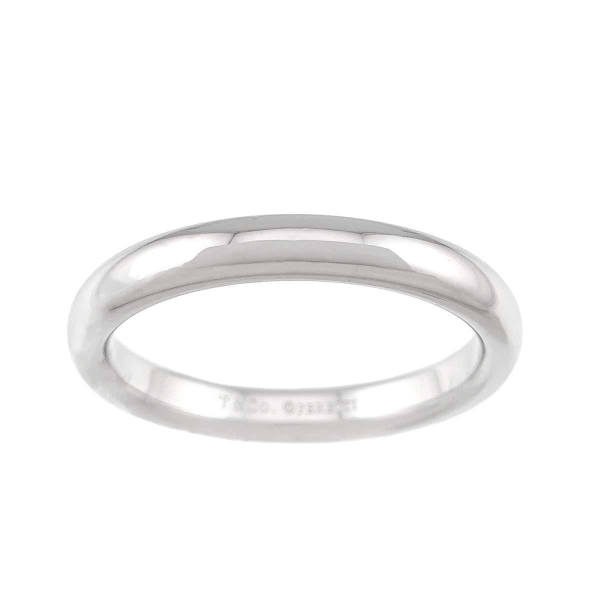 Stacking Band Ring Pt Size5.75-6(US)