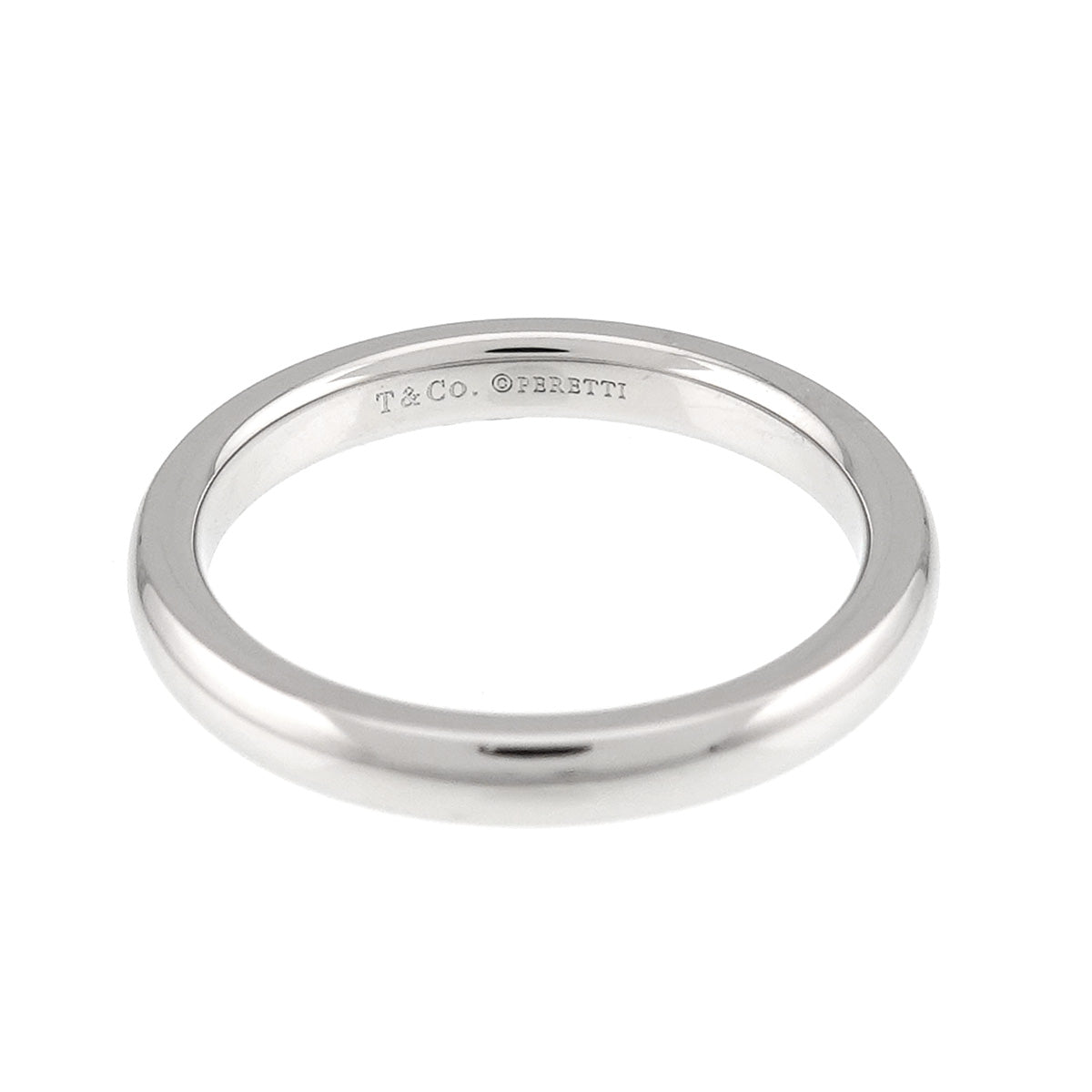Stacking Band Ring Pt Size5.75-6(US)