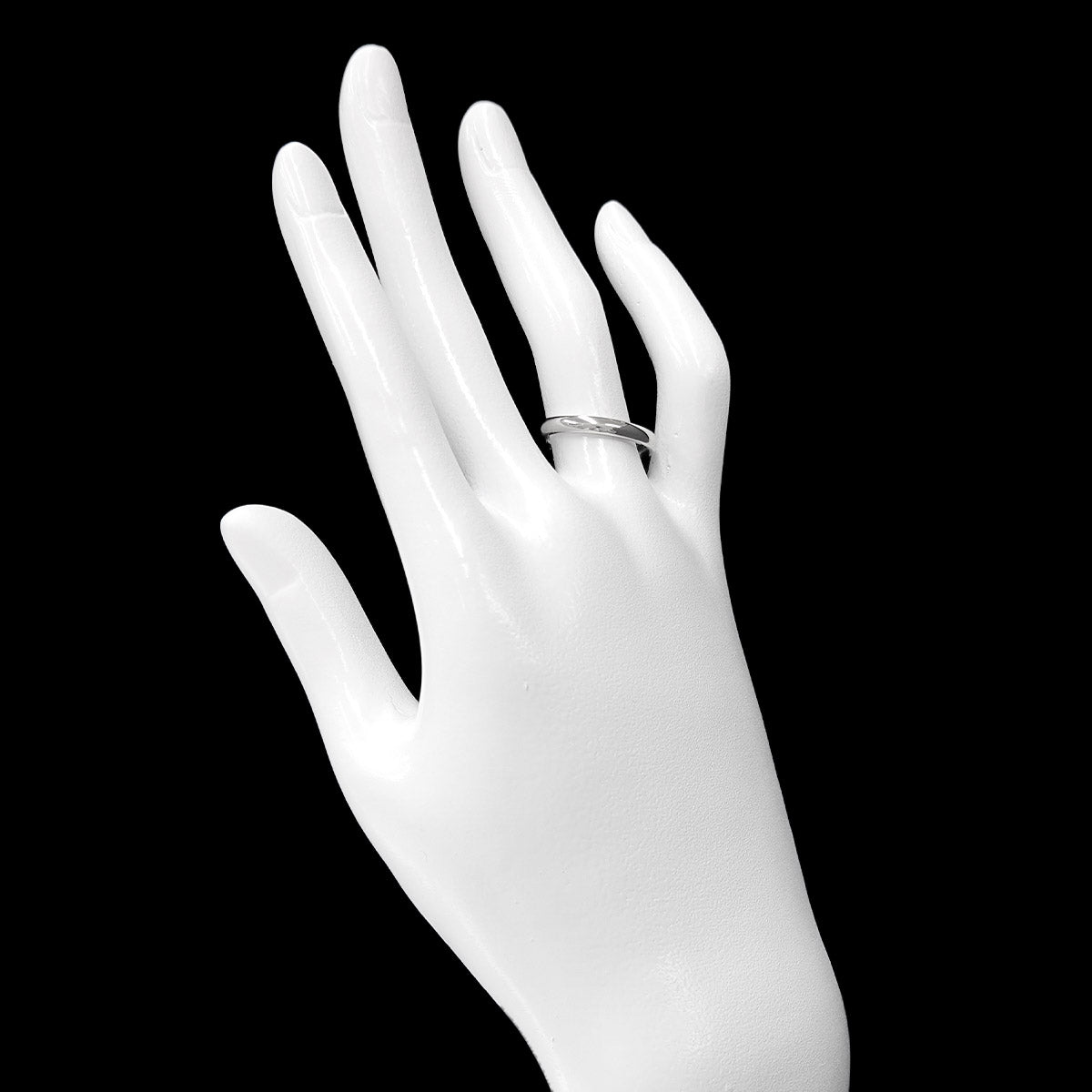 Stacking Band Ring Pt Size5.75-6(US)