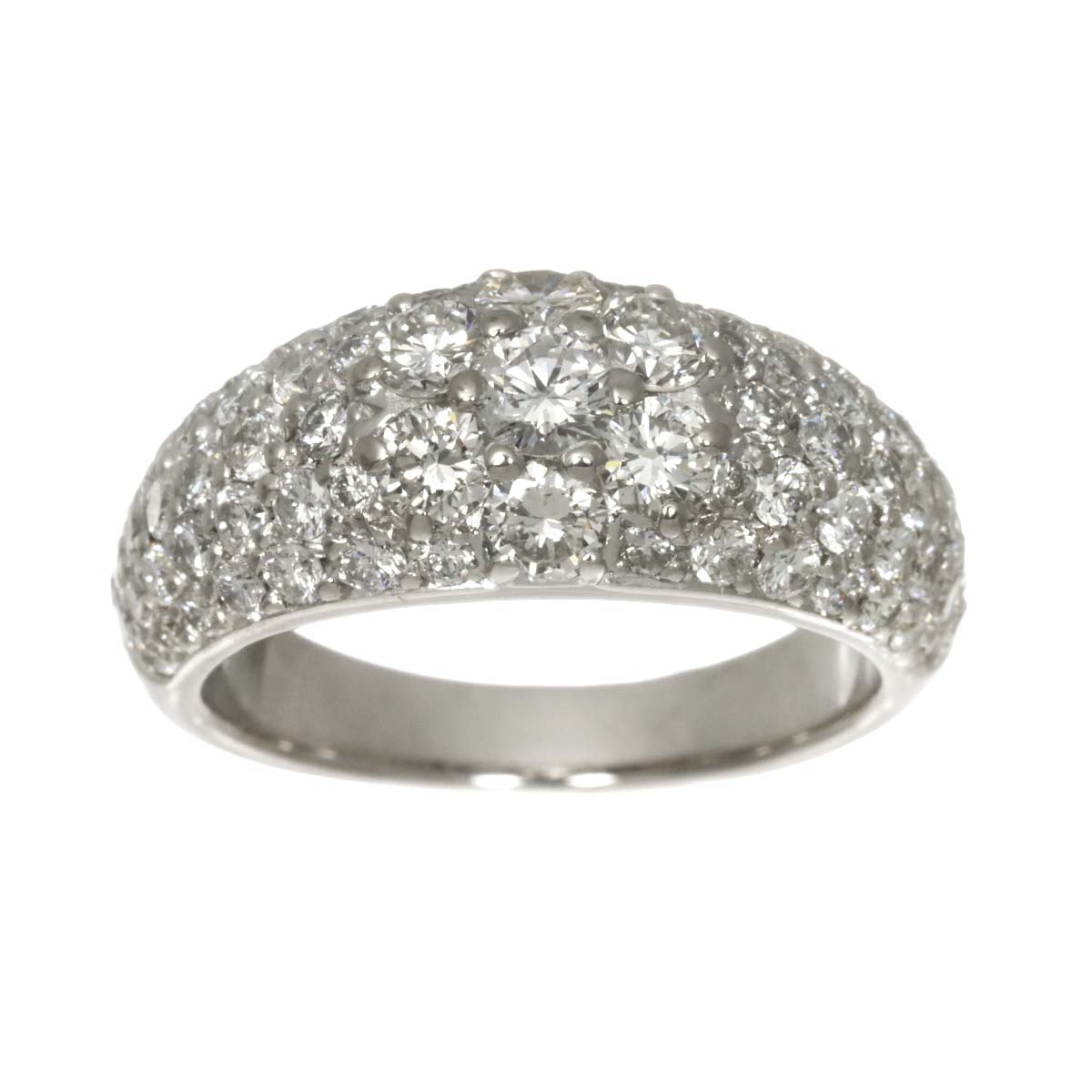 Diamond 0.18ct/2.04ct Ring Pt Platinum size6.25-6.5(US)