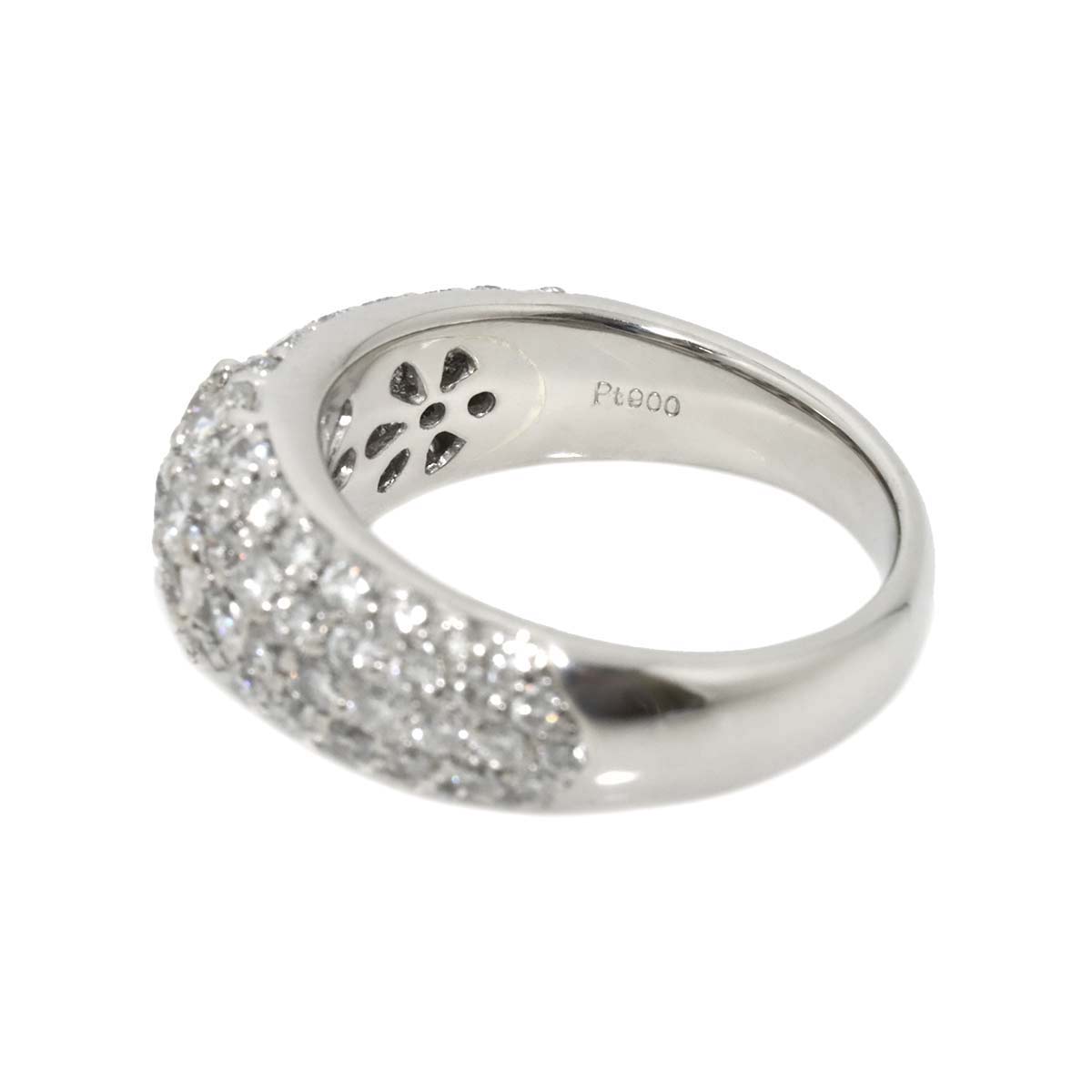 Diamond 0.18ct/2.04ct Ring Pt Platinum size6.25-6.5(US)